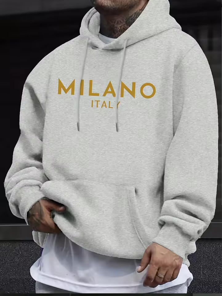 Milano hoodie for streetwear or casual
