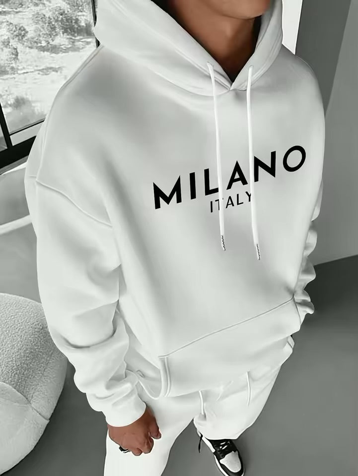 Milano hoodie for streetwear or casual